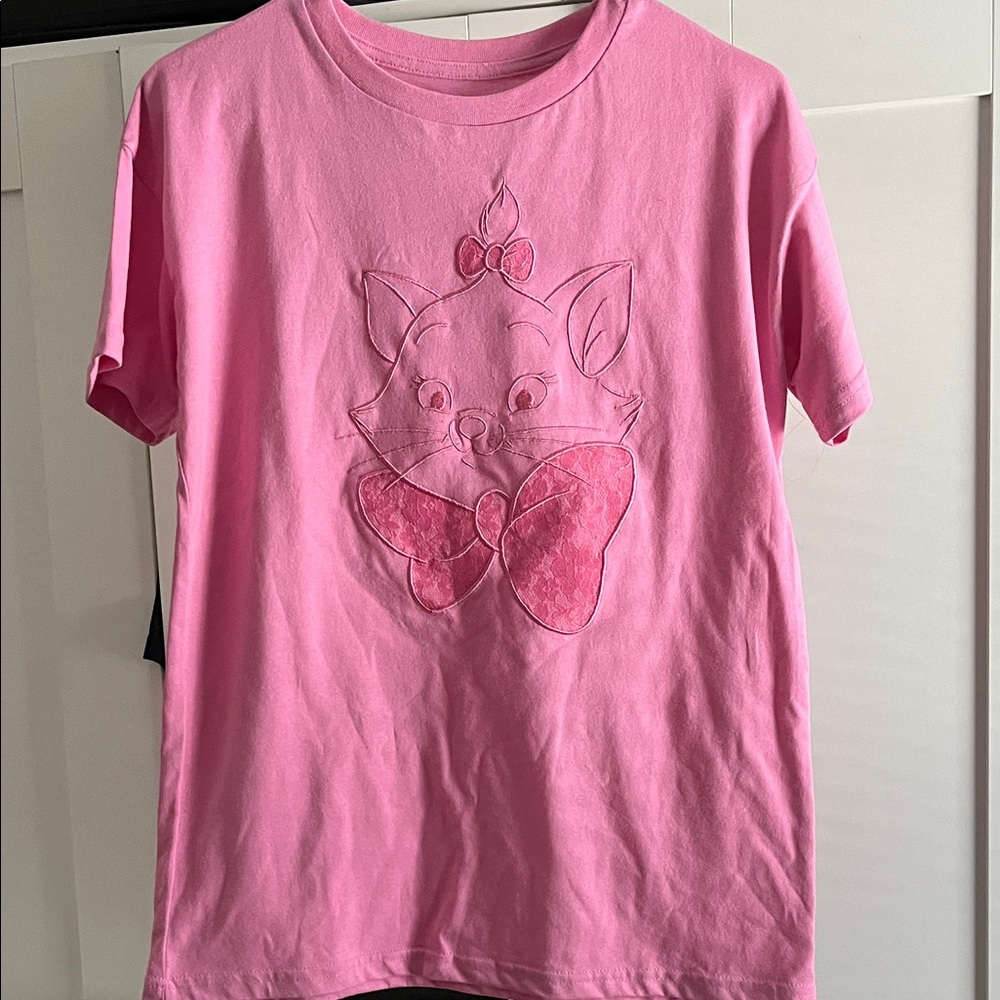 Pink Cat Graphic Kids T-Shirt